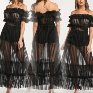 Beautiful Long Off The Shoulder Dress